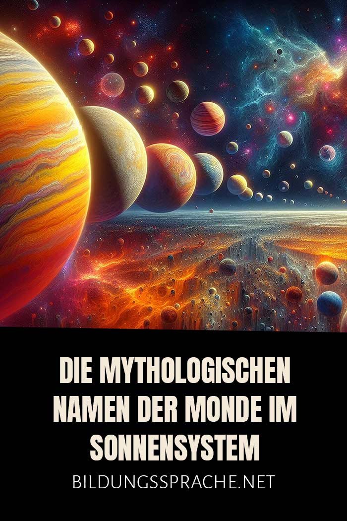 Die mythologischen Namen der Monde im Sonnensystem - und ihre Farben 1